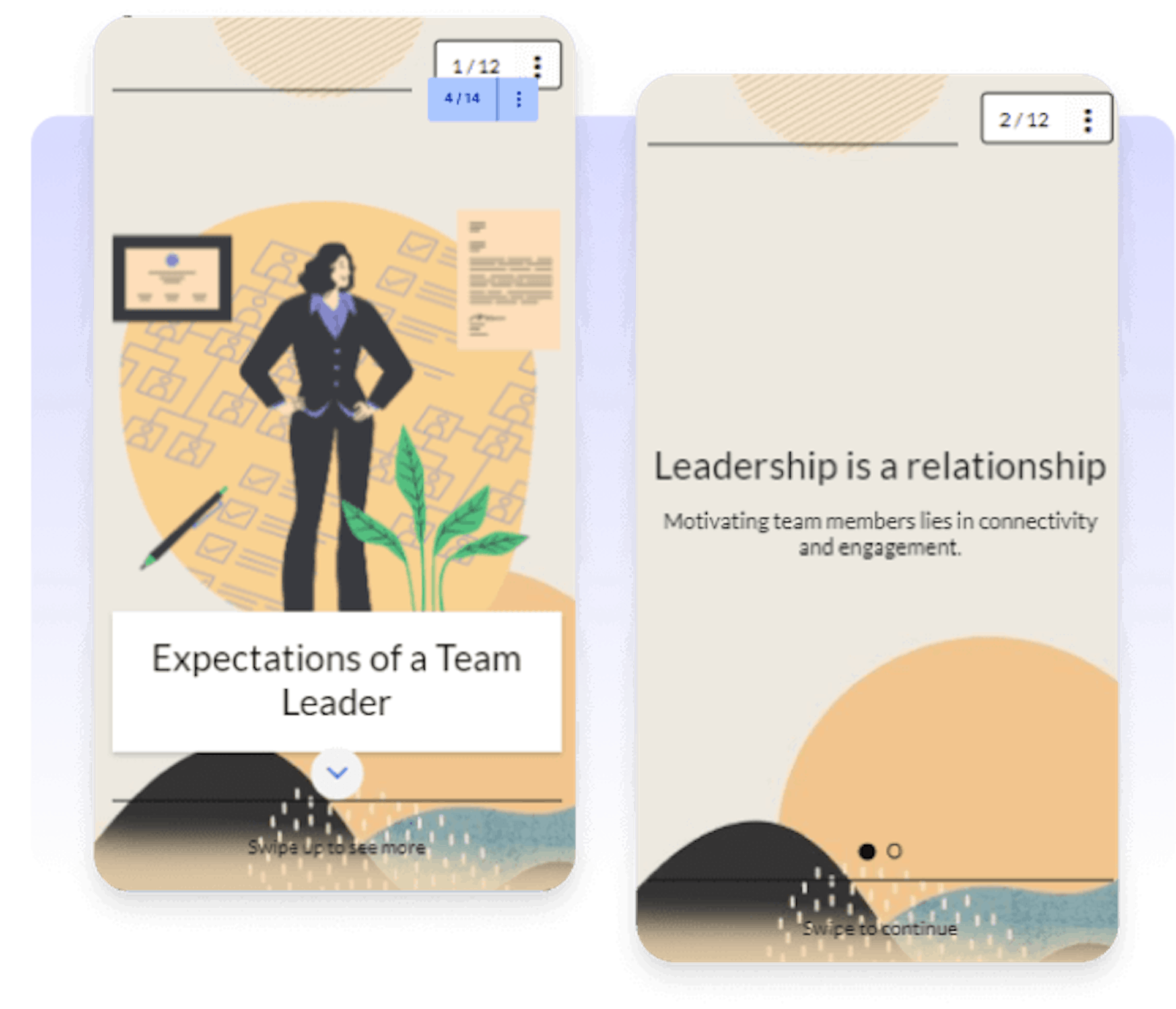 Training materials example - Stepping into Team Leadership for Leadership Training