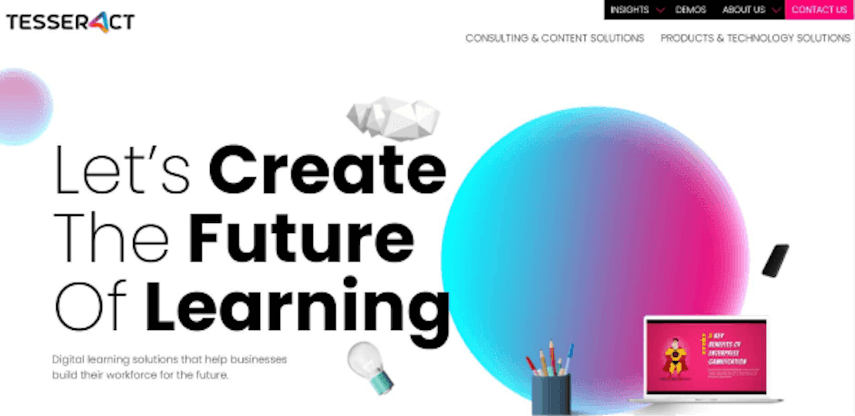 elearning development companies - tesseract learning