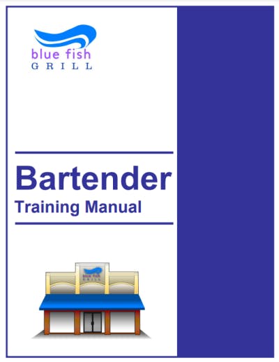Bartending training materials - Bartender Training Manual
