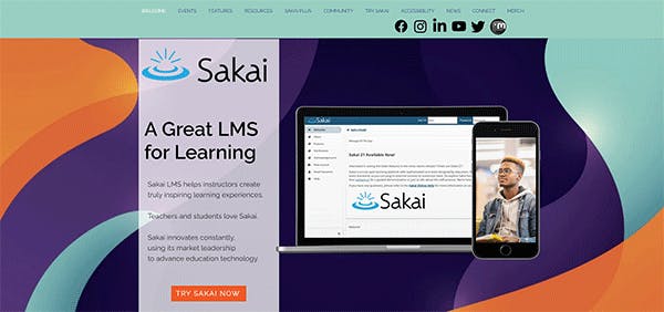 Free Learning Management System - Sakai