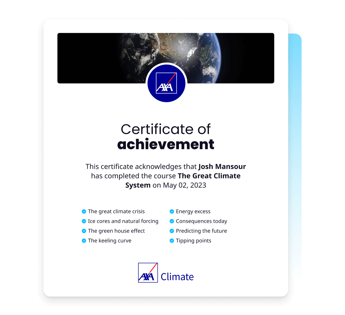 PReview your certificate before you publish it
