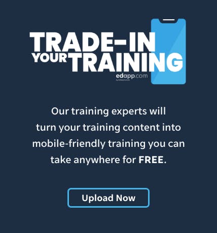 Trade in your training