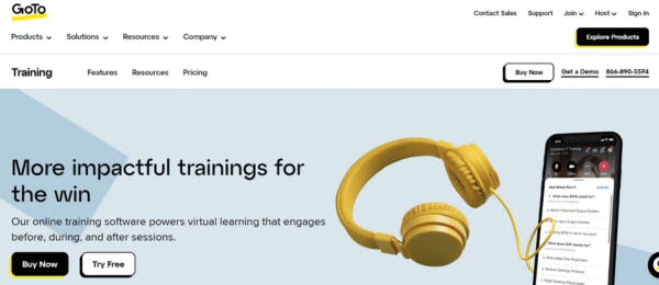 Online training platform - GoToTraining