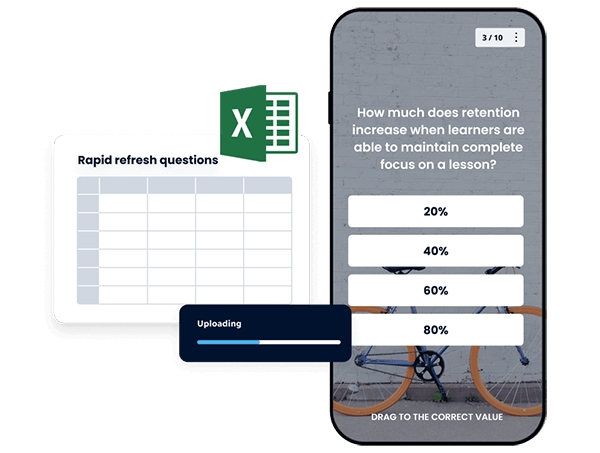 Logiciel de création de tests en ligne - Rapid Refresh Spreadsheet SC Training (formerly EdApp)