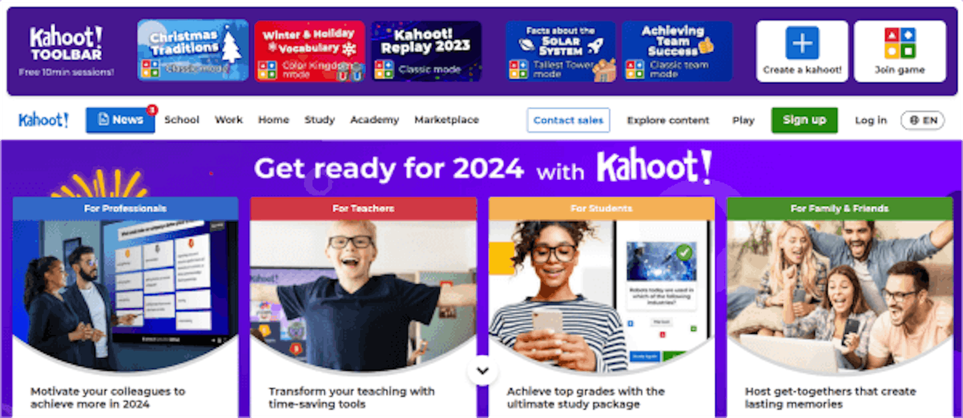 remote training software - kahoot