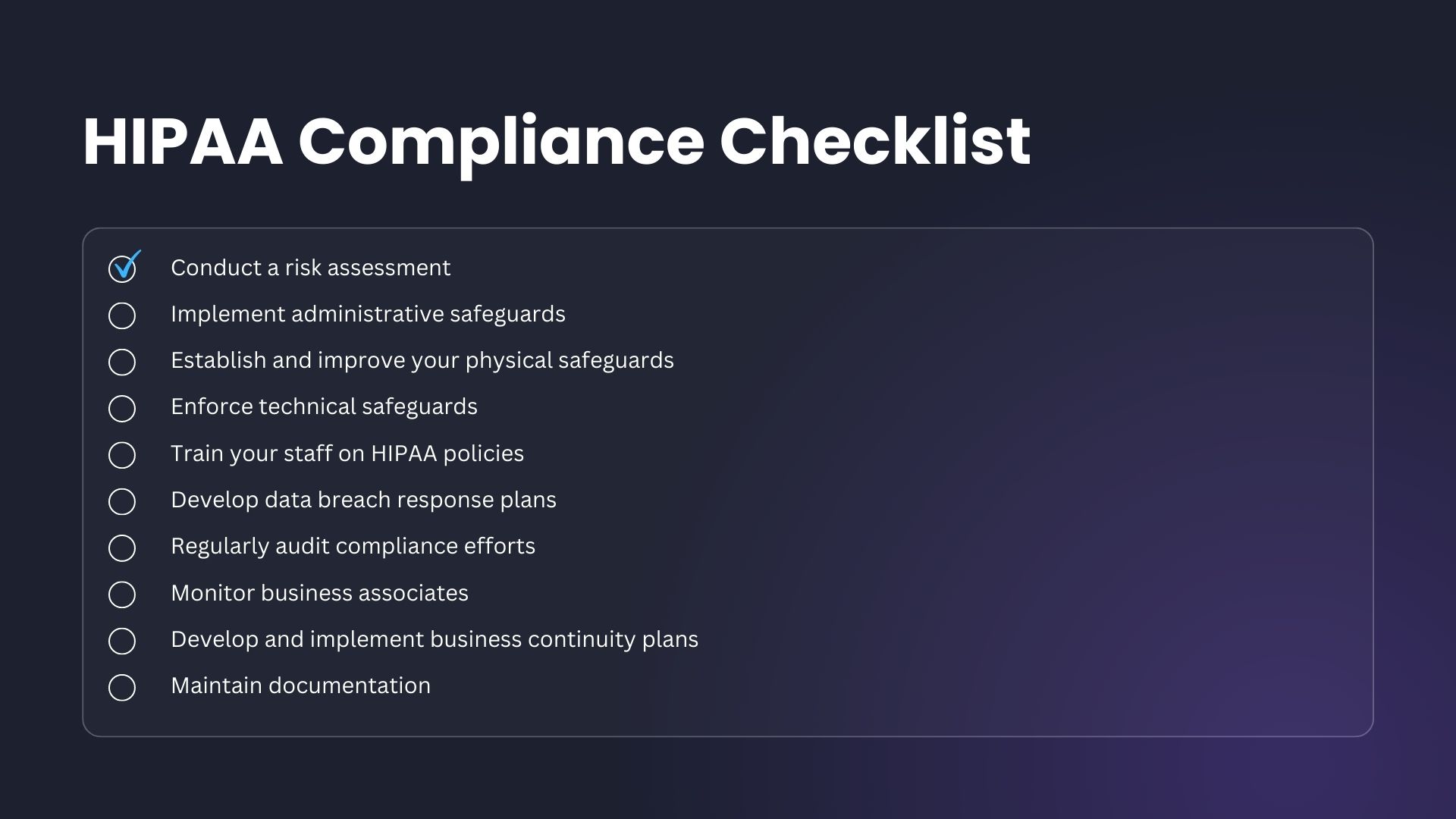 The Essential HIPAA Compliance Checklist You Need | EdApp: The Mobile LMS