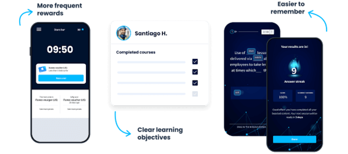 Example of microlearning through SC Training (formerly EdApp)