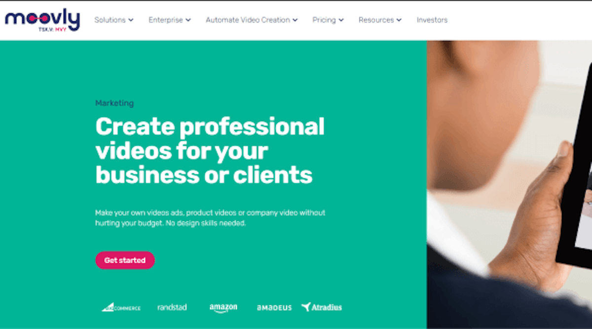 Training software for small business - Moovly