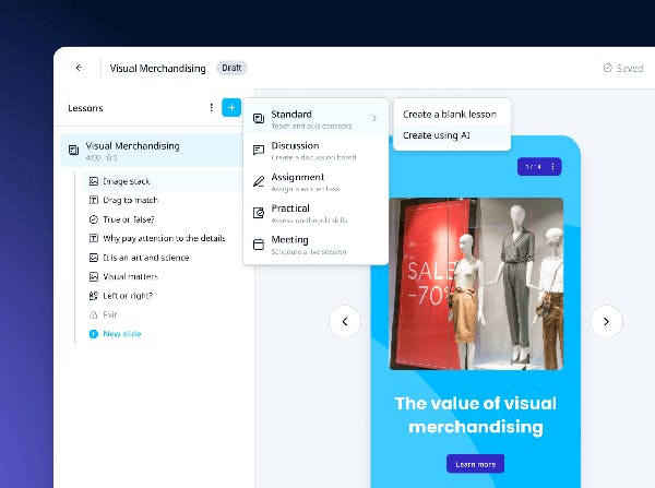 EdApp AI Create - Authoring tool for mobile elearning