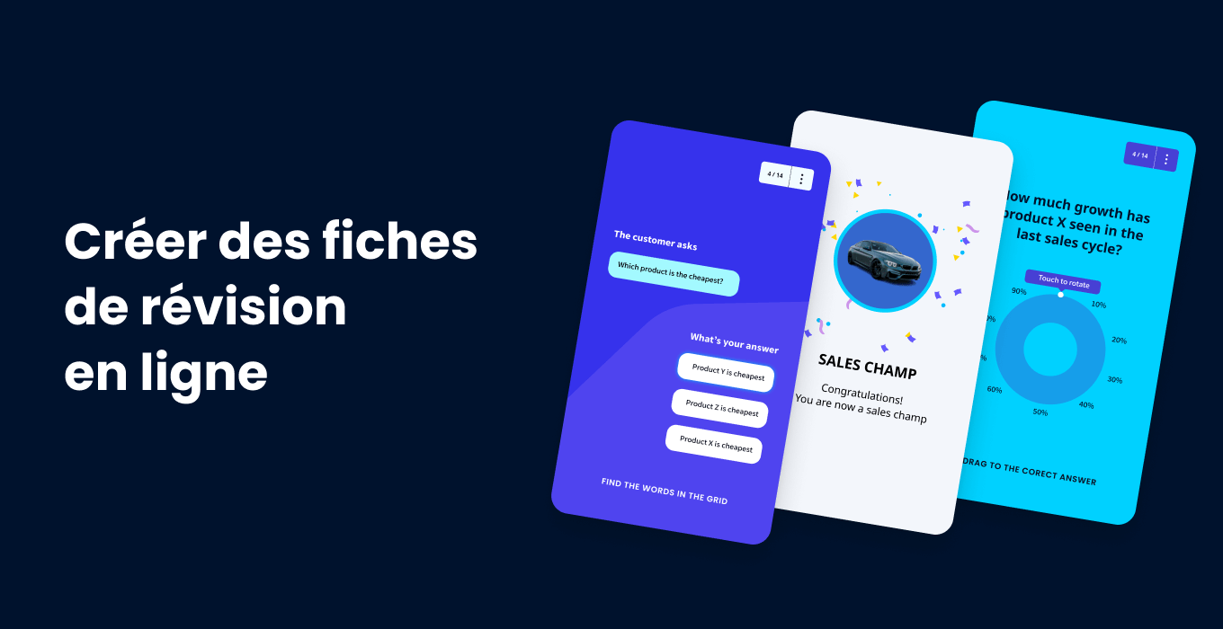 Fiches de révision Les meilleures applications pour créer les vôtres EdApp Microlearning