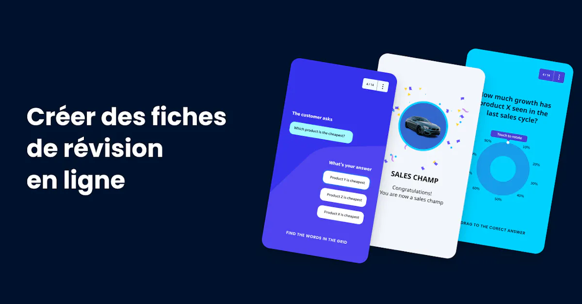 Fiches de révision | Les meilleures applications pour créer les vôtres
