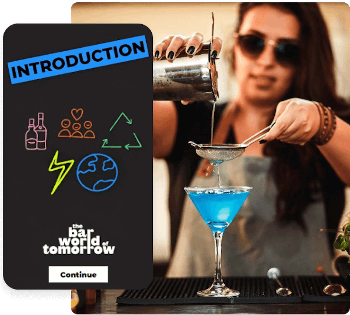 Bartending training materials