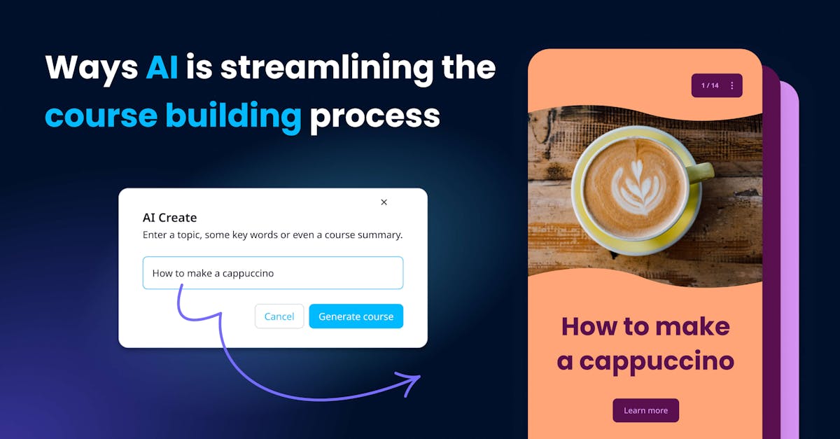 Ways AI is streamlining the course building process