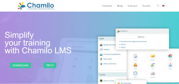 LMS Dashboard - Chamilo