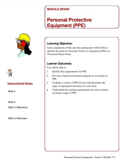PPE safety training materials - Personal Protective Equipment (PPE)