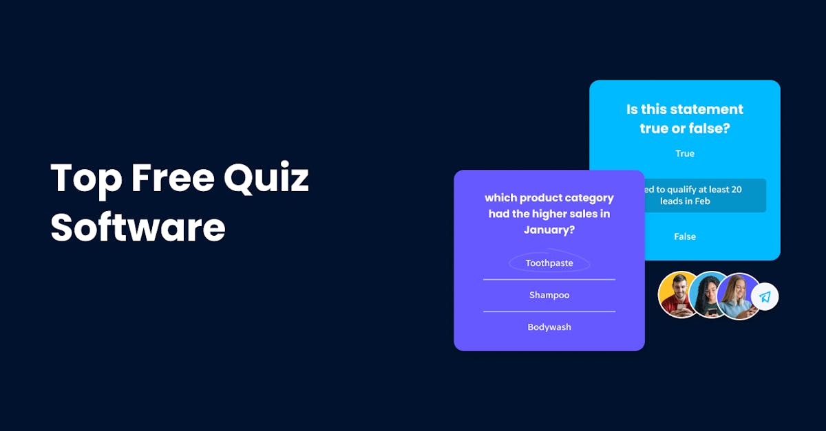 Top Free Quiz Software