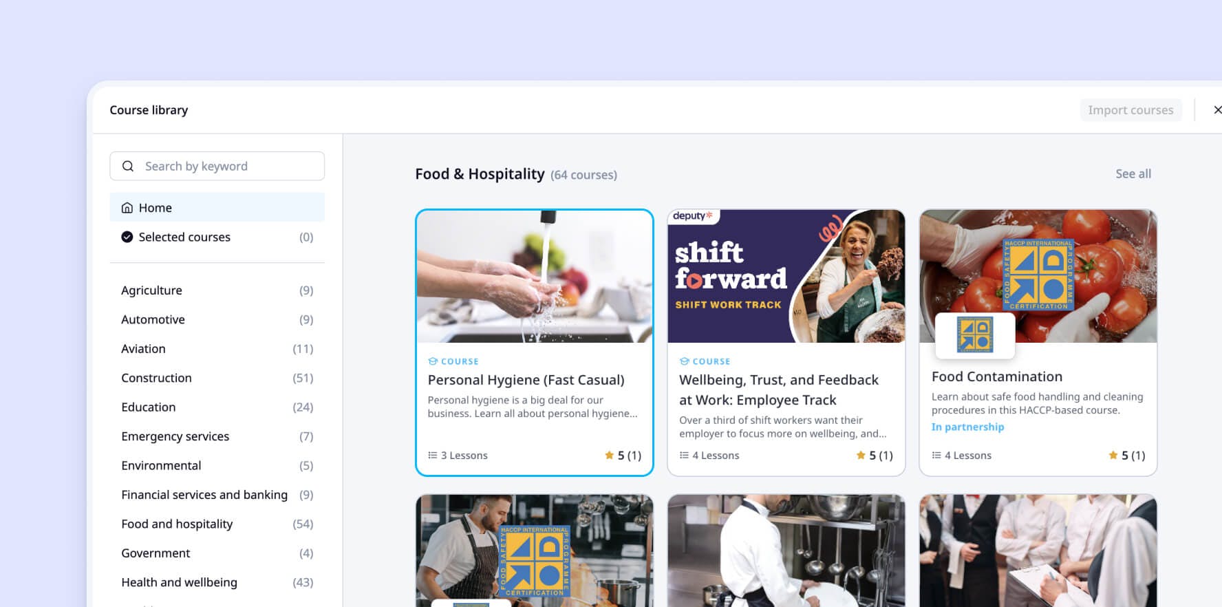 Editbae course library