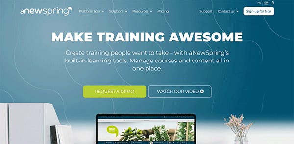 Best elearning tool - aNewSpring