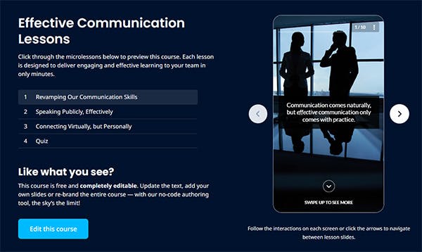 Customer Service Skills Example - EdApp Effective Communication Course