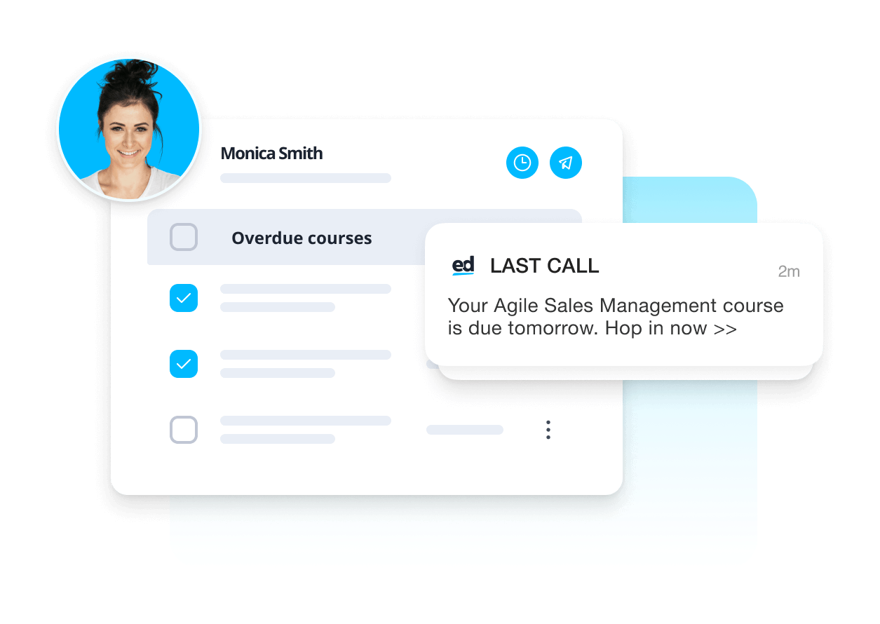 Send reminders and notifications to your team's