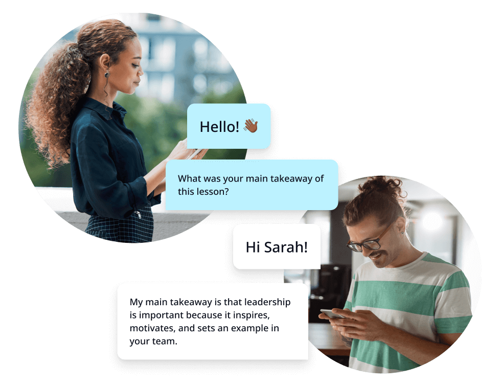 EdApp's social en peer learning features