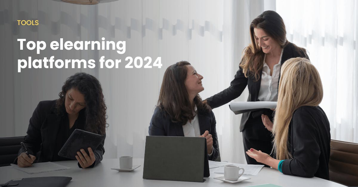 Top elearning platforms for 2024
