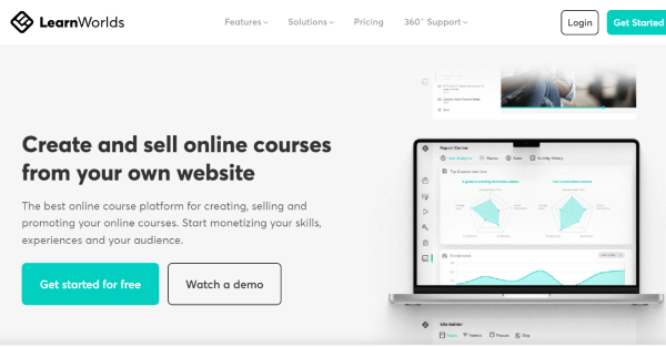 LearnWorlds SaaS LMS