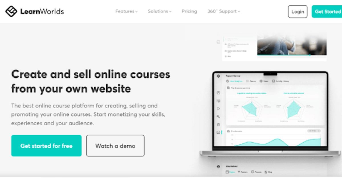 LearnWorlds SaaS LMS