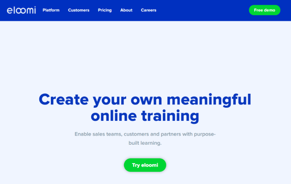  Social learning management system - Eloomi