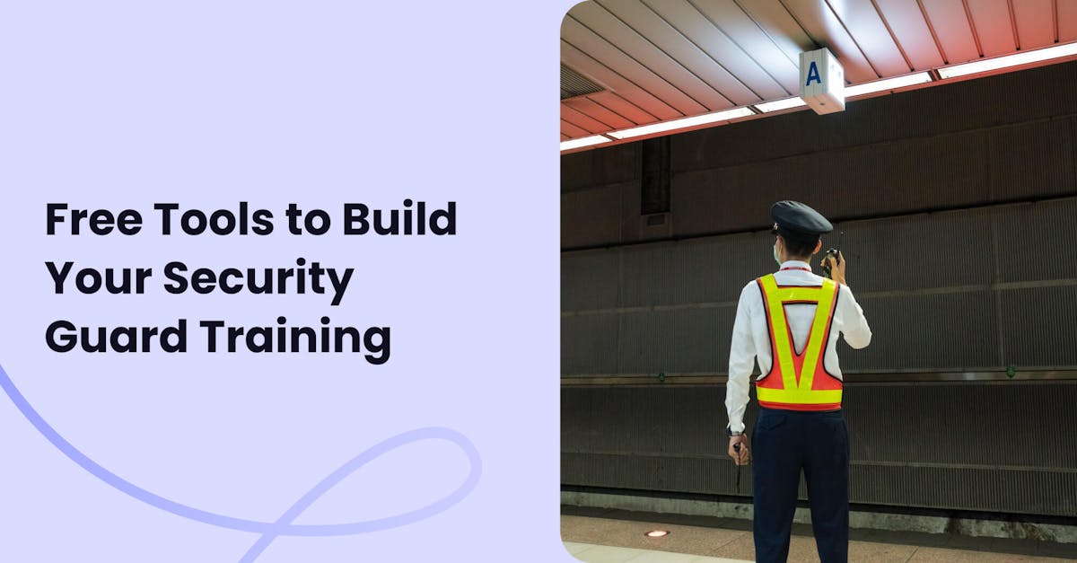 security guard training free