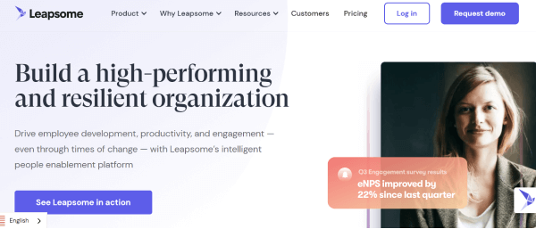 Employee engagement platform - Leapsome