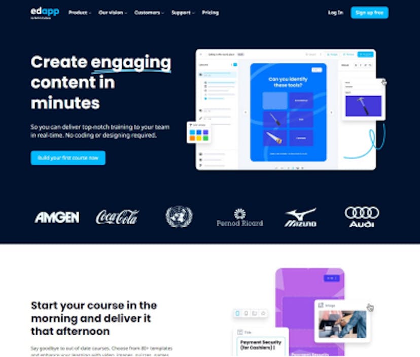 memorable learning - edapp creator tool