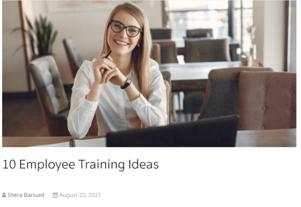 Best Employee Training Article - Employee Training Ideas 