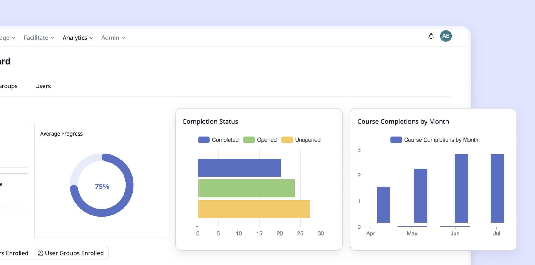 Admin portal