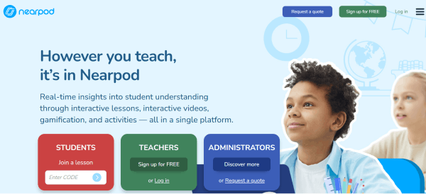 Online Learning App - Nearpod