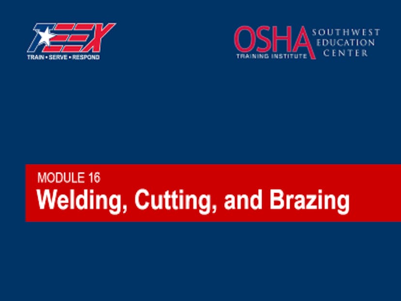 Welding, Cutting, and Brazing