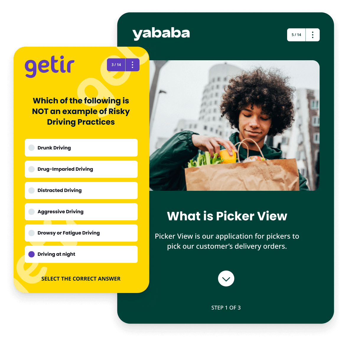Bite-sized training for Getir and Yababa by SC Training (formerly EdApp)