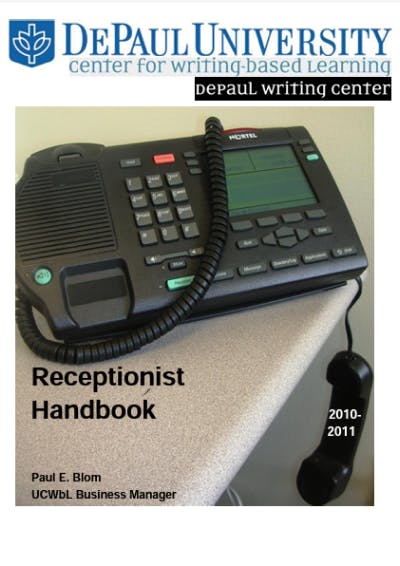 DePaul University Receptionist Handbook