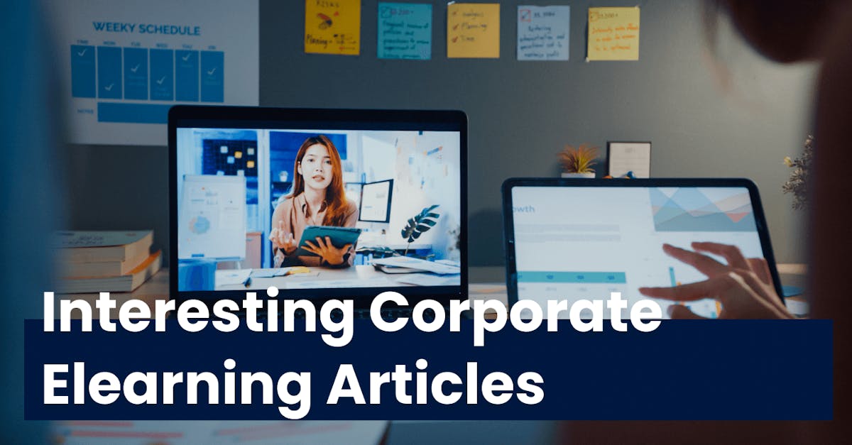 Interesting Corporate Elearning Articles