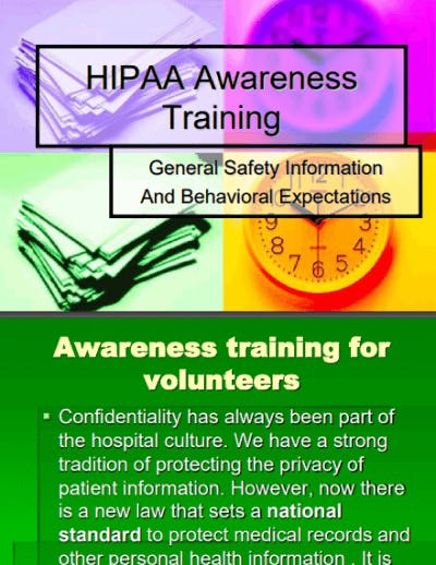 HIPAA training materials - SC Training (formerly EdApp) HIPAA Awareness Training