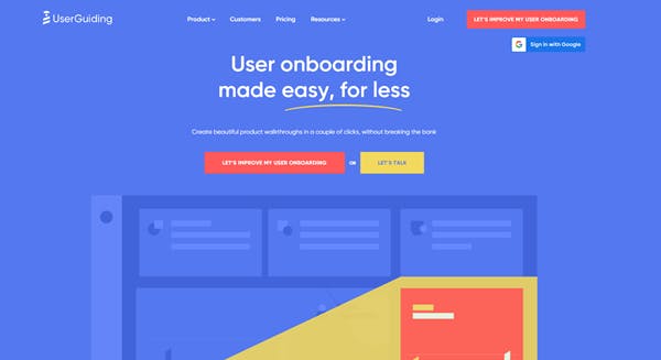 Client onboarding software - UserGuiding