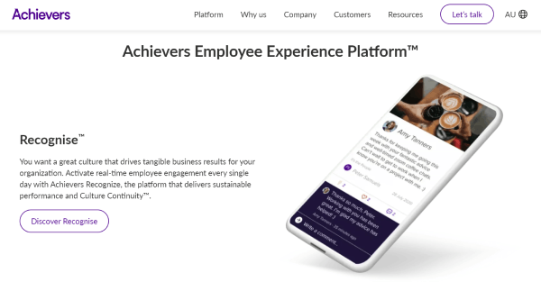 Employee Experience Software - Achievers