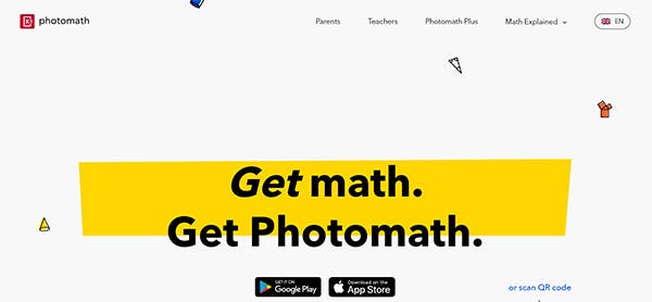Application educative gratuite - PhotoMath
