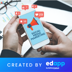 EdApp Marketing Training Program - Social Media and Electric Communication