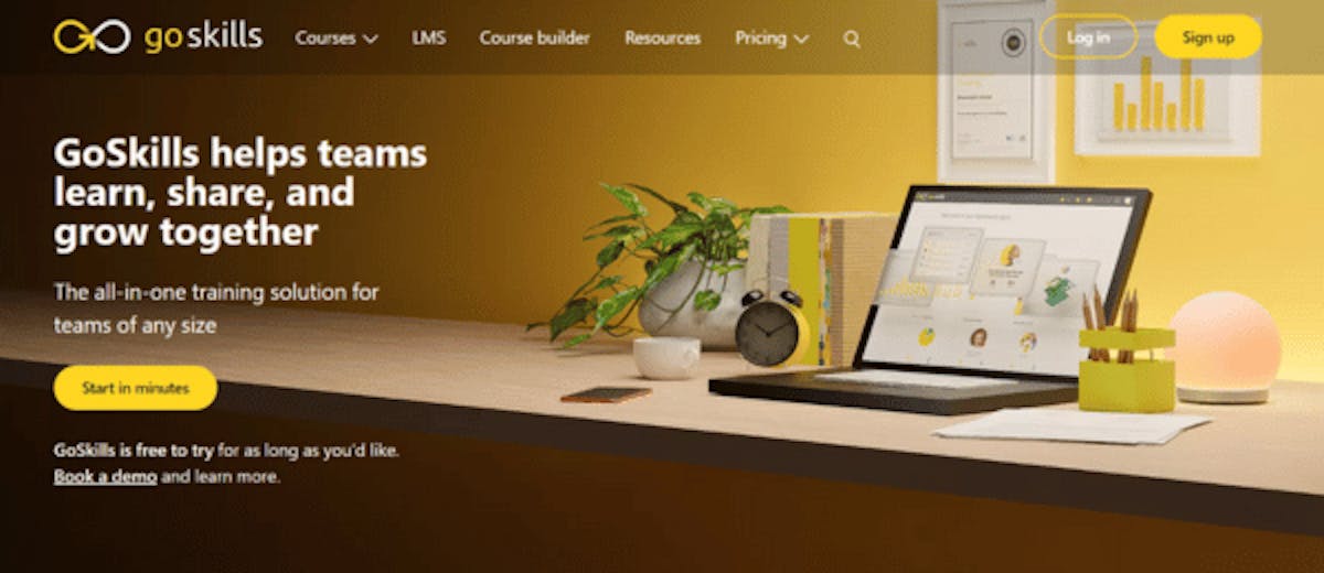 Web based training platform - GoSkills