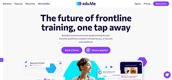 Tool for corporate learning - eduMe