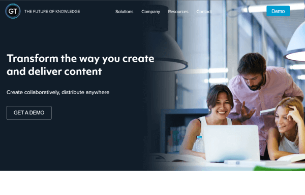 Gutenberg Technology elearning content authoring tool