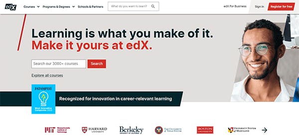 E-learning Platforms Comparison - edX