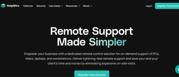Remote work software - HelpWire