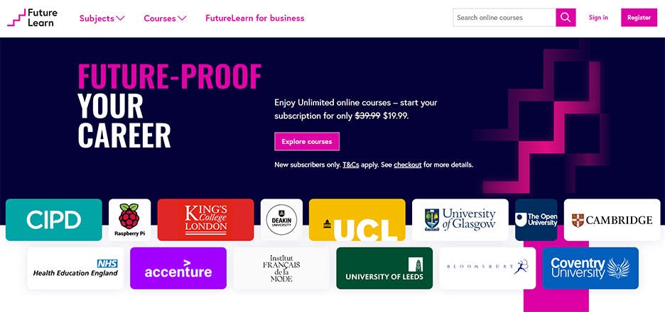 Educational Platform - FutureLearn